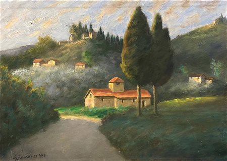 Nino Tirinnanzi (1923-2002) Paesaggio 1988