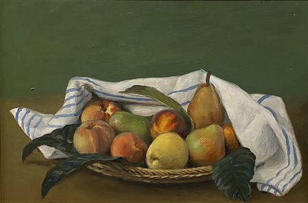 Nino Tirinnanzi (1923-2002) Cesta con frutta