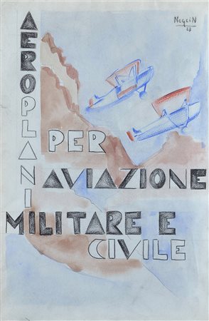 Gino Negrin (1902-1993) Aeroplani per aviazione militare e civile 1927