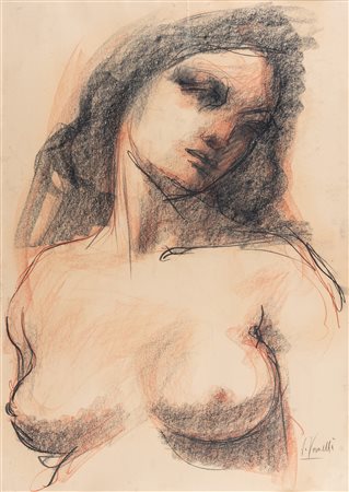 Iorio Vivarelli (Fognano di Montale (Pt) 1922-2008), Busto di donna