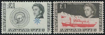 1963, British Antartic Territory, Queen Elizabeth II, 