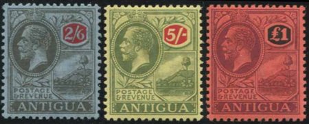 1921, Antigua, King George V, 