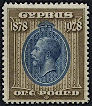 1928, Cyprus, 50th Anniversary of the British Rule, 