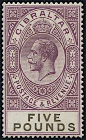 1925, Gibraltar, King George V, 