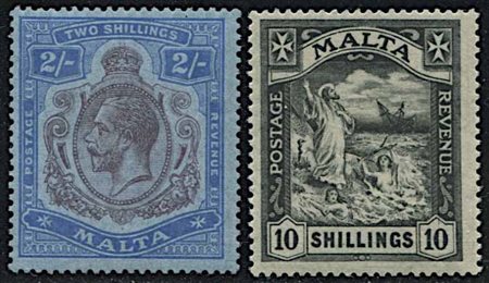 1921/1922, Malta, George V, 