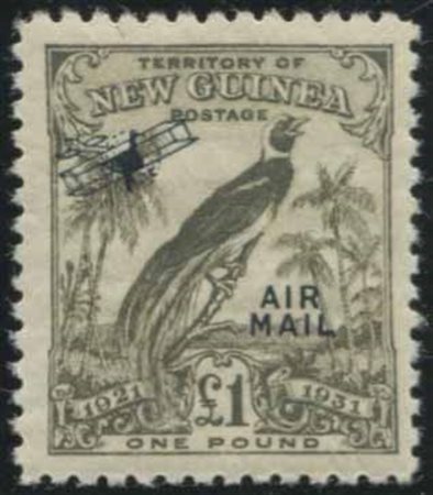 1931, New Guinea, overprinted, 