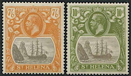 1922, St. Helena, King George V, 