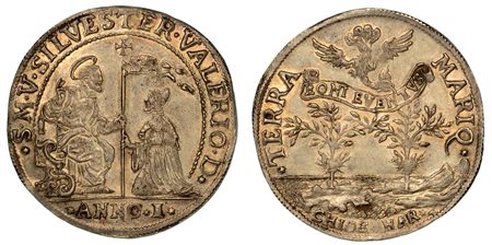 VENEZIA. Silvestro Valier, 1694-1700., Osella 1694 (anno I).