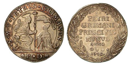 VENEZIA. Pietro Grimani, 1741-1752., Osella 1745 (anno V).