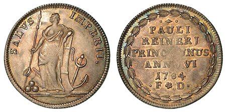 VENEZIA. Paolo Renier, 1779-1789., Osella 1784 (anno IV).