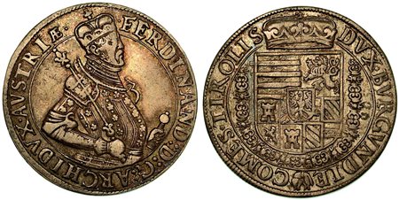 AUSTRIA. Ferdinand, 1564-1595., Thaler s.d.