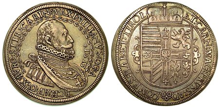 AUSTRIA. Maximilian, 1590-1618., Thaler 1613.