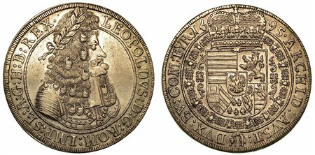 AUSTRIA. Leopold I, 1657-1705., Thaler 1695.