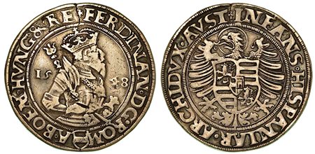 AUSTRIA - JOACHIMSTHAL. Ferdinand I, 1503-1564., Thaler 1548.