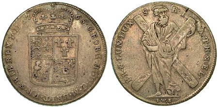 GERMANIA - BRAUNSCHWEIG - LÜNEBURG - CALENBERG - HANNOVER. Georg III, 1760-1820., Thaler 1765.