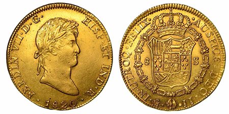 MESSICO. Fernando VII, 1808-1833., 8 Escudos 1802, zecca di Città del Messico.