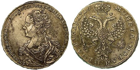 RUSSIA. Katerina I, 1725-1727., Rublo 1726.