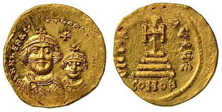 TURCHIA - IMPERO BIZANTINO. Costantinopoli. Eraclio, 610-641., Solido.