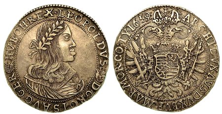 UNGHERIA. Leopold I, 1657-1705., Thaler 1659.