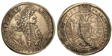 UNGHERIA. Leopold I, 1657-1705., Thaler 1690.