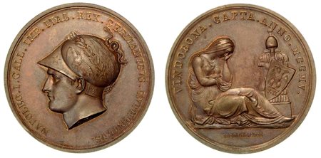 PRESA DI VIENNA – CONQUISTA DI VINDOBONA., Medaglia in bronzo 1805.