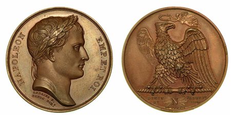 VITTORIE DEL 1807., Medaglia in bronzo 1807.