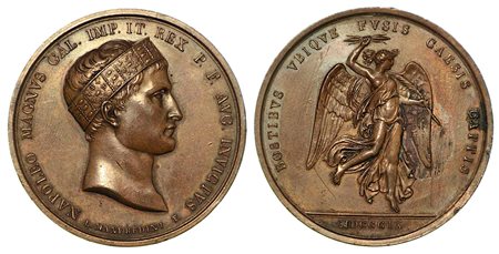 BATTAGLIA DI WAGRAM., Medaglia in bronzo 1809.