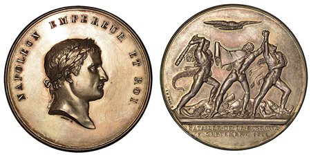 BATTAGLIA DELLA MOSCOVA, BORODINO, 7 SETTEMBRE 1812., Medaglia in argento 1812, Parigi.