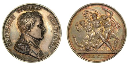 BATTAGLIA DI CHAMPAUBERT., Medaglia in argento 1814, Inghilterra.