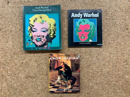 ANDY WARHOL E KEITH HARING - Lotto unico di 3 cataloghi