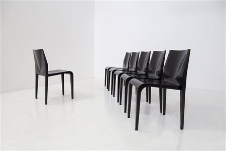 RICCARDO BLUMER. Six La Leggera chairs. 1996