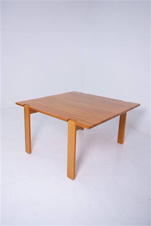 AFRA & TOBIA SCARPA. Dining square table. '70s