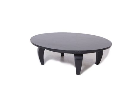 Table in black wood. USA. 1950s