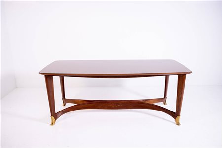 GUGLIELMO ULRICH. Wooden dining table. 1950s