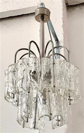 Murano glass chandelier. Italy. 1970s