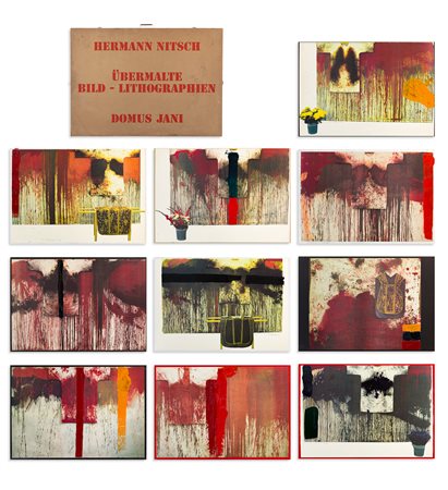 HERMANN NITSCH (1938) - Übermalte bild-lithographien, 1991