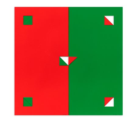 ENRICO CASTELLANI (1930-2017) - Carta piegata, 1993