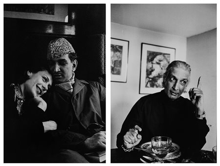 Henri Cartier-Bresson (1908-2004)  - Masud Khan e Svetalana Beriosova ; Masud Khan, 1961 ; years 1980