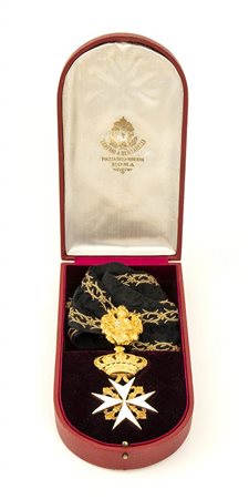 Cavaliere di Gran Croce di Onore e Devozione, SMOM Sovrano Militare Ordine di Malta, Italia, in Oro 