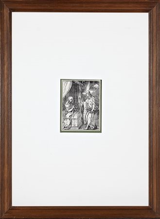 Albrecht Durer Cristo appare alla Madre, dalla serie La Piccola Passione
Xilogra