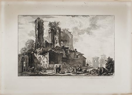 Giovanni Battista Piranesi Fontana dell'Acqua Giulia, dalla serie Le Vedute di R