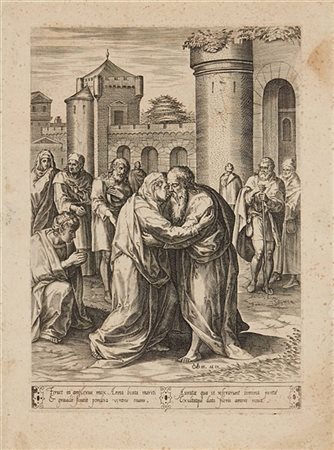 Lotto composto da quattro incisioni:

Chrispijn van den Broeck (1523 - 1591 cir