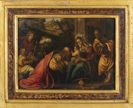 Da un'incisione di Raphael Sadeler I su invenzione di Jacopo Bassano, secolo XV