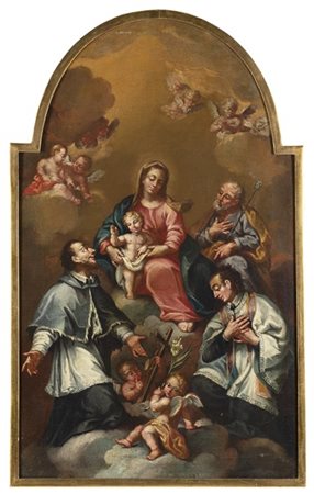 Scuola cremonese del secolo XVIII

Madonna in gloria con Bambino, San Giuseppe