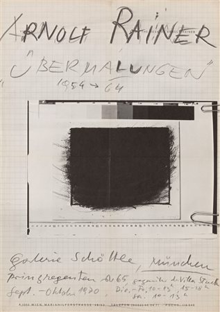 (rif.) Arnulf  Rainer - Ubermalungen, 1977