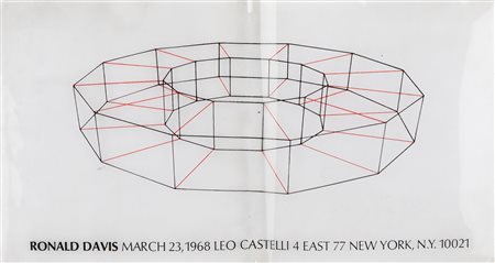 (rif.) Ronald  Davis - Ronald Davis, Galleria Leo Castelli New York, 23 march 1968