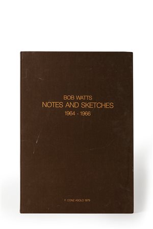 Robert Watts (Burlington 1923-Martins Creek 1989)  - Notes and Sketches, 1964-66