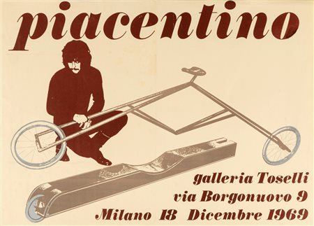 (rif.) Gianni Piacentino - Piacentino, Galleria Toselli, Milano 1969