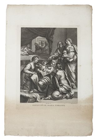 EREDI BENEDETTO (1750 - 1812) - Natività di Maria Vergine. .