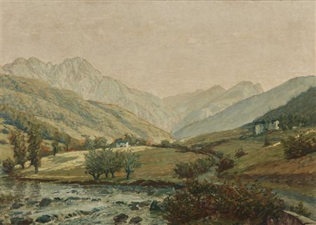 TOGNI EDOARDO (1884 - 1962) - Paesaggio montano. .